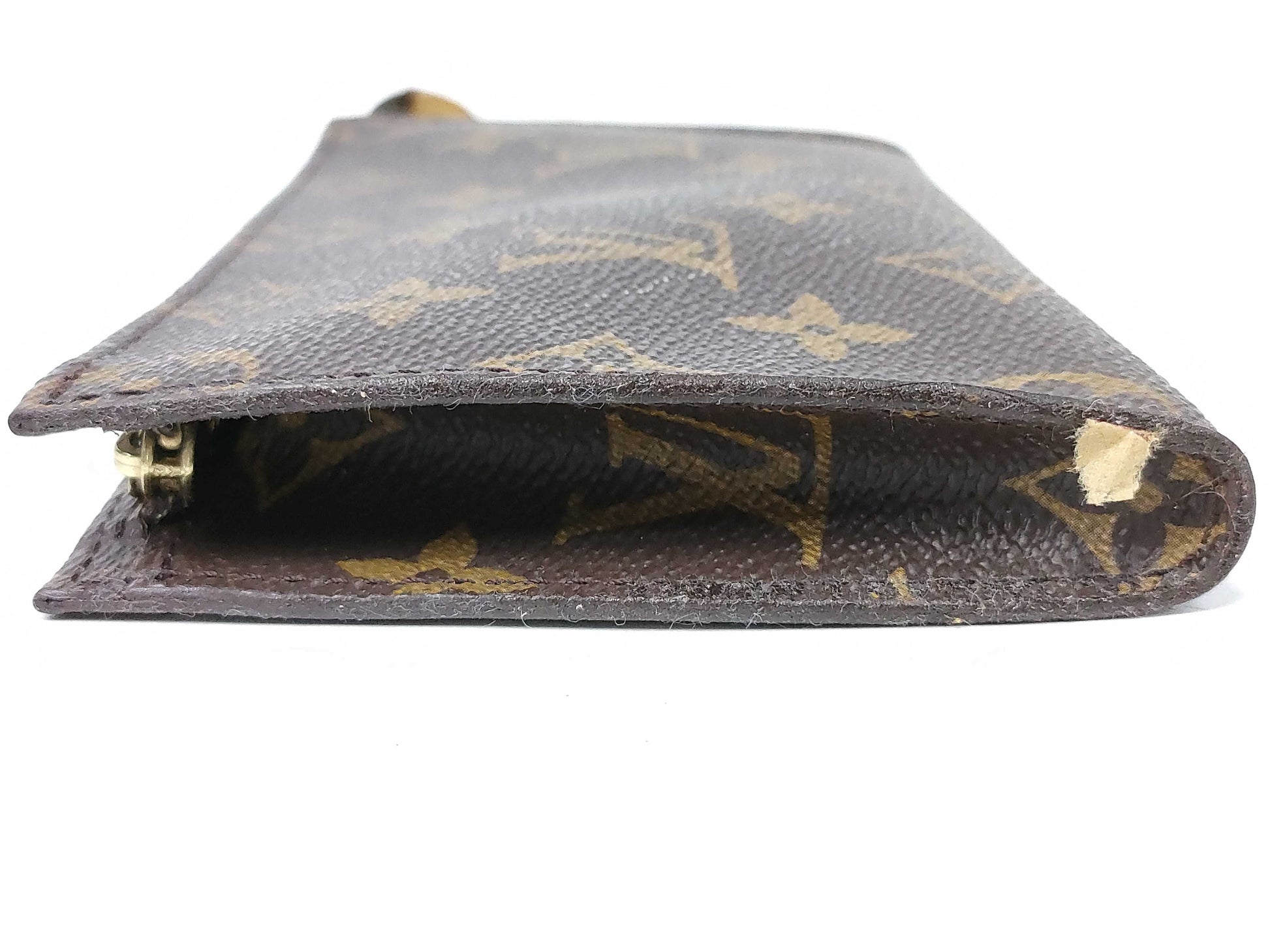 LOUIS VUITTON RFID verification failed. Monogram bucket pouch only.