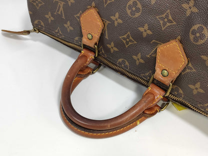 LOUIS VUITTON [Serial Number] RFID Unverifiable 884FC Monogram Speedy 35 Boston Bag