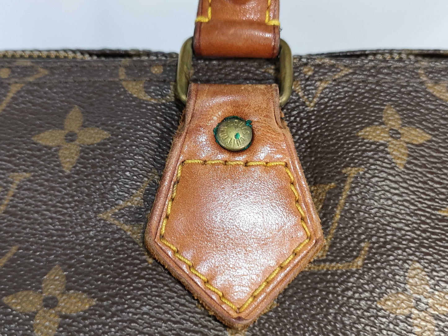 LOUIS VUITTON [Serial Number] RFID Unverifiable 884FC Monogram Speedy 35 Boston Bag