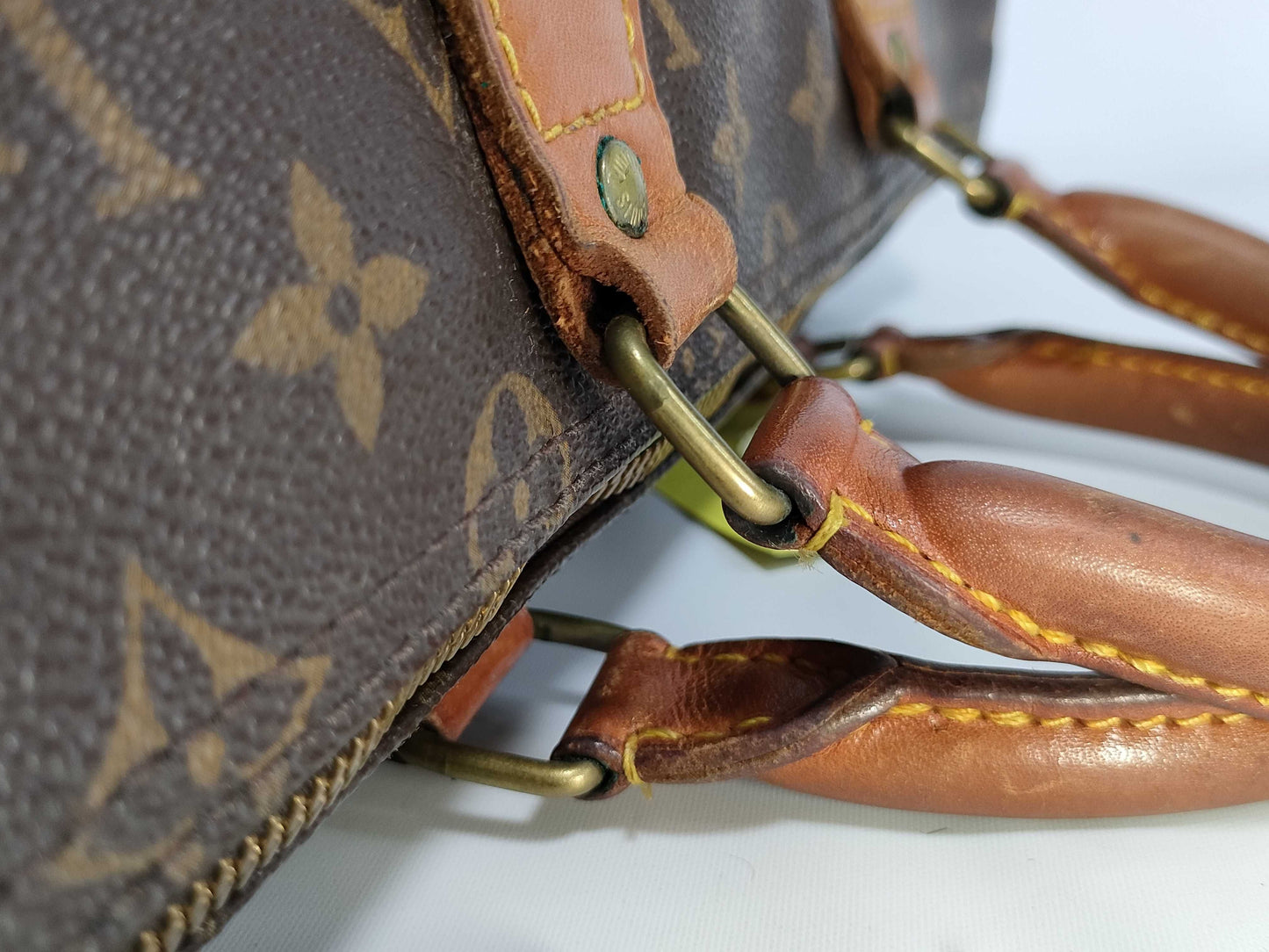 LOUIS VUITTON [Serial Number] RFID Unverifiable 884FC Monogram Speedy 35 Boston Bag