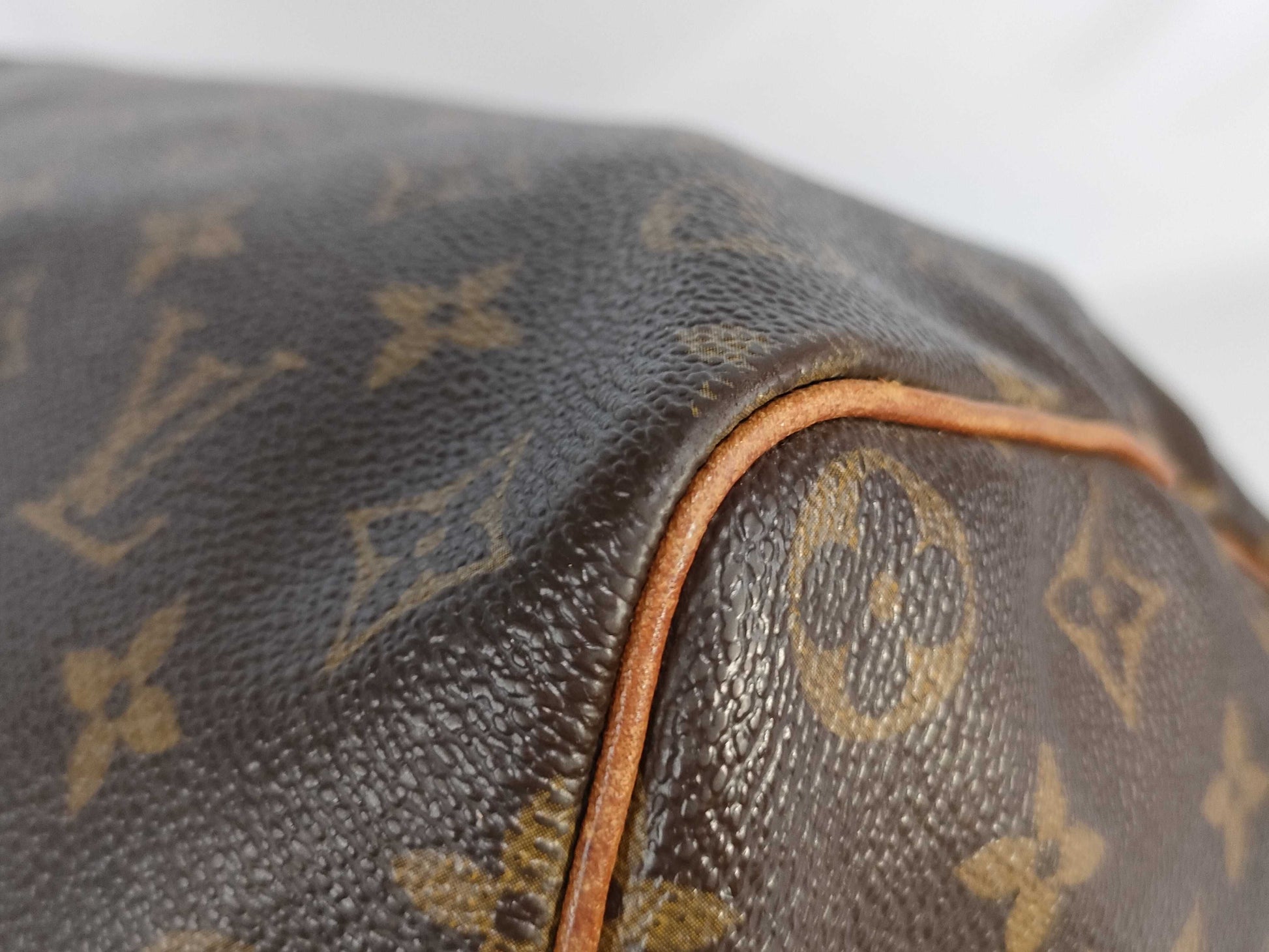LOUIS VUITTON [Serial Number] RFID Unverifiable 884FC Monogram Speedy 35 Boston Bag