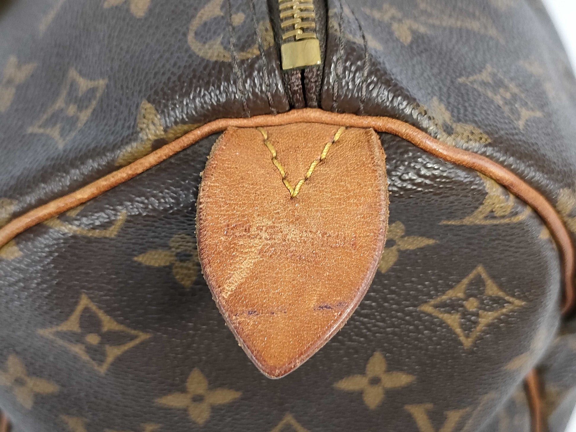 LOUIS VUITTON [Serial Number] RFID Unverifiable 884FC Monogram Speedy 35 Boston Bag