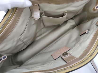 COACH Signature/Leather Tote 3-Piece Tote Bag