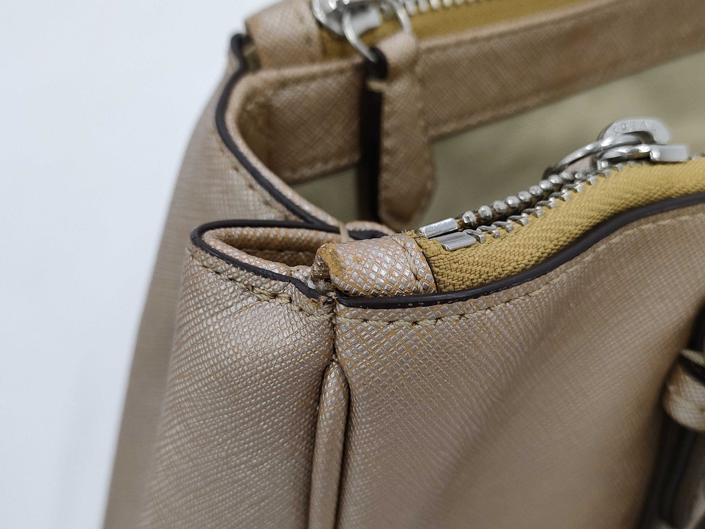COACH Signature/Leather Tote 3-Piece Tote Bag
