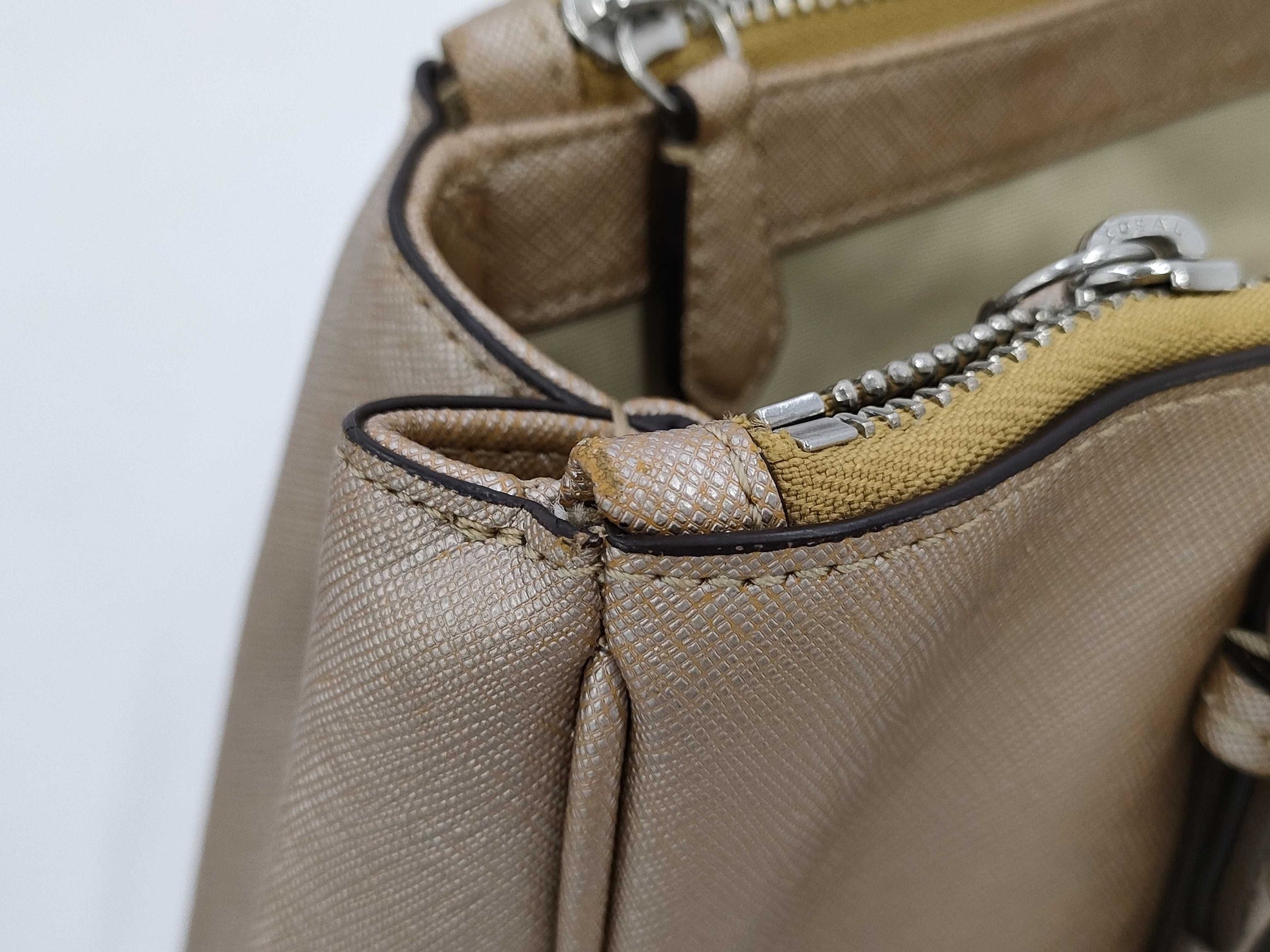 COACH Signature/Leather Tote 3-Piece Tote Bag