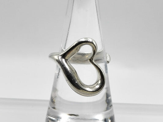 Tiffany & Co. Peretti Open Heart Ring, 6.3g