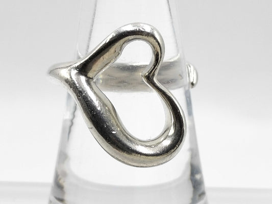 Tiffany & Co. Peretti Open Heart Ring, 6.3g