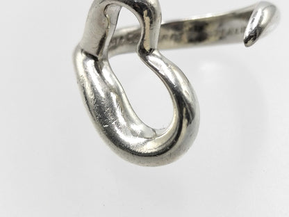Tiffany & Co. Peretti Open Heart Ring, 6.3g