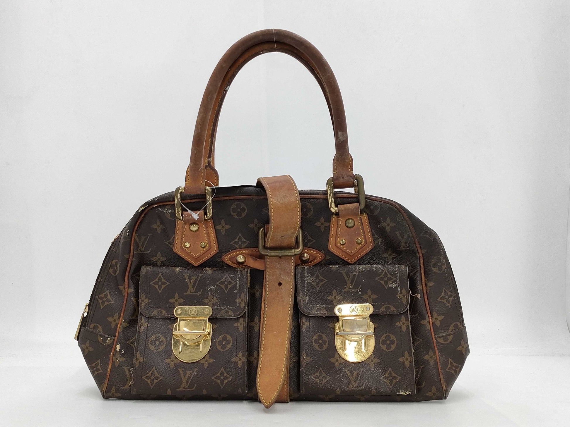LOUIS VUITTON Monogram M40025 Manhattan GM Shoulder Bag