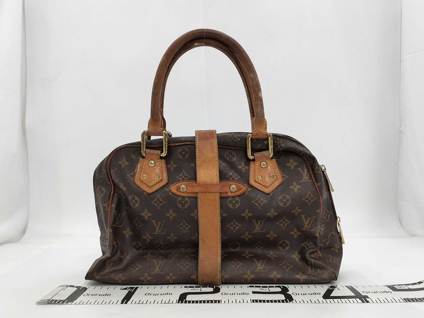 LOUIS VUITTON Monogram M40025 Manhattan GM Shoulder Bag