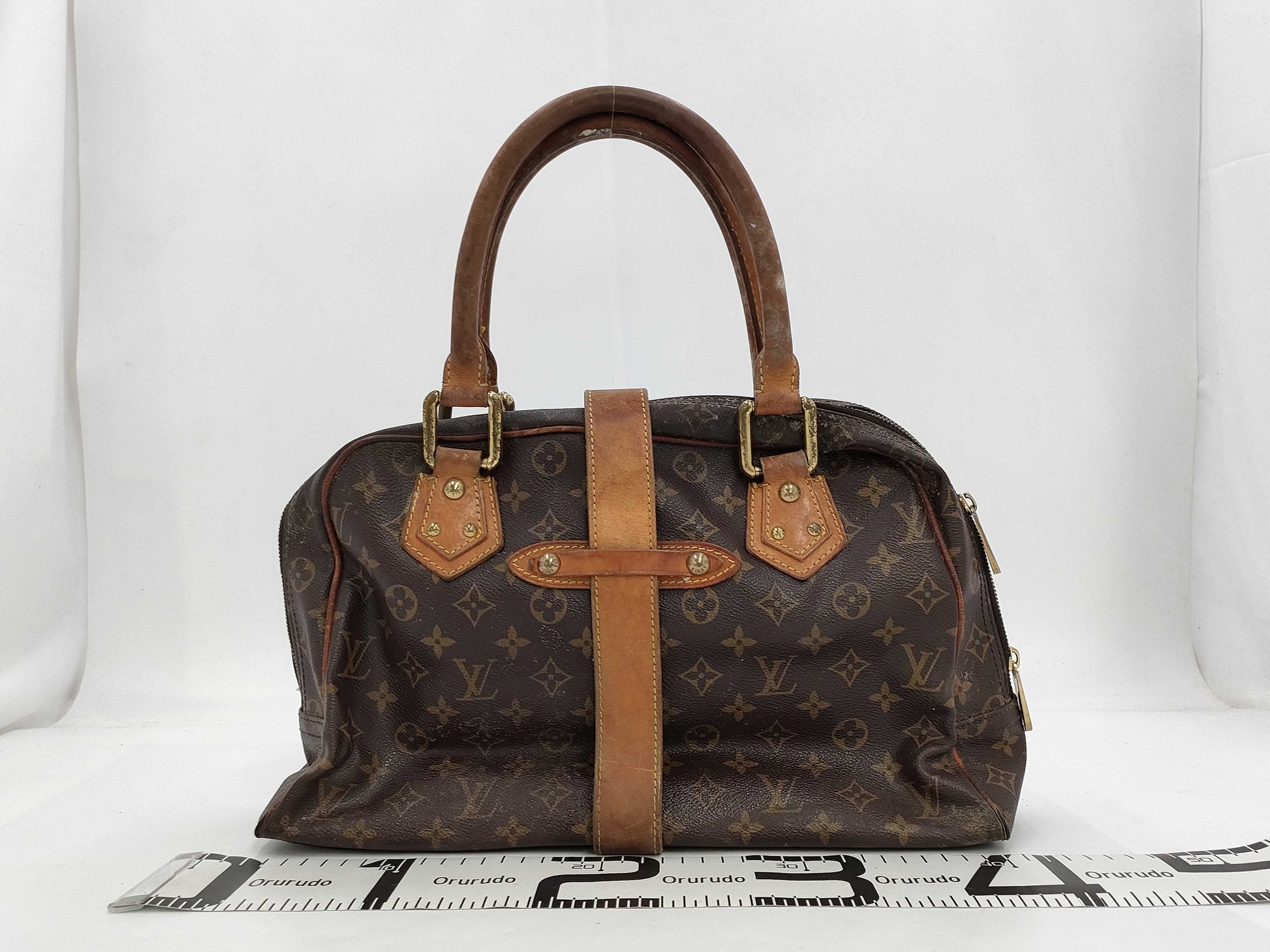 LOUIS VUITTON Monogram M40025 Manhattan GM Shoulder Bag