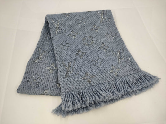 LOUIS VUITTON Monogram Monogram M74742 Echarpe Logomania Wool Scarf