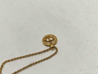 Dior logo necklace necklace