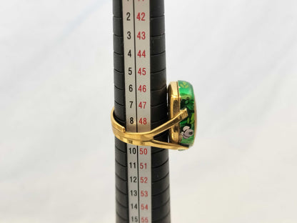 Buffeler Hand-Wound Ring Watch Ring