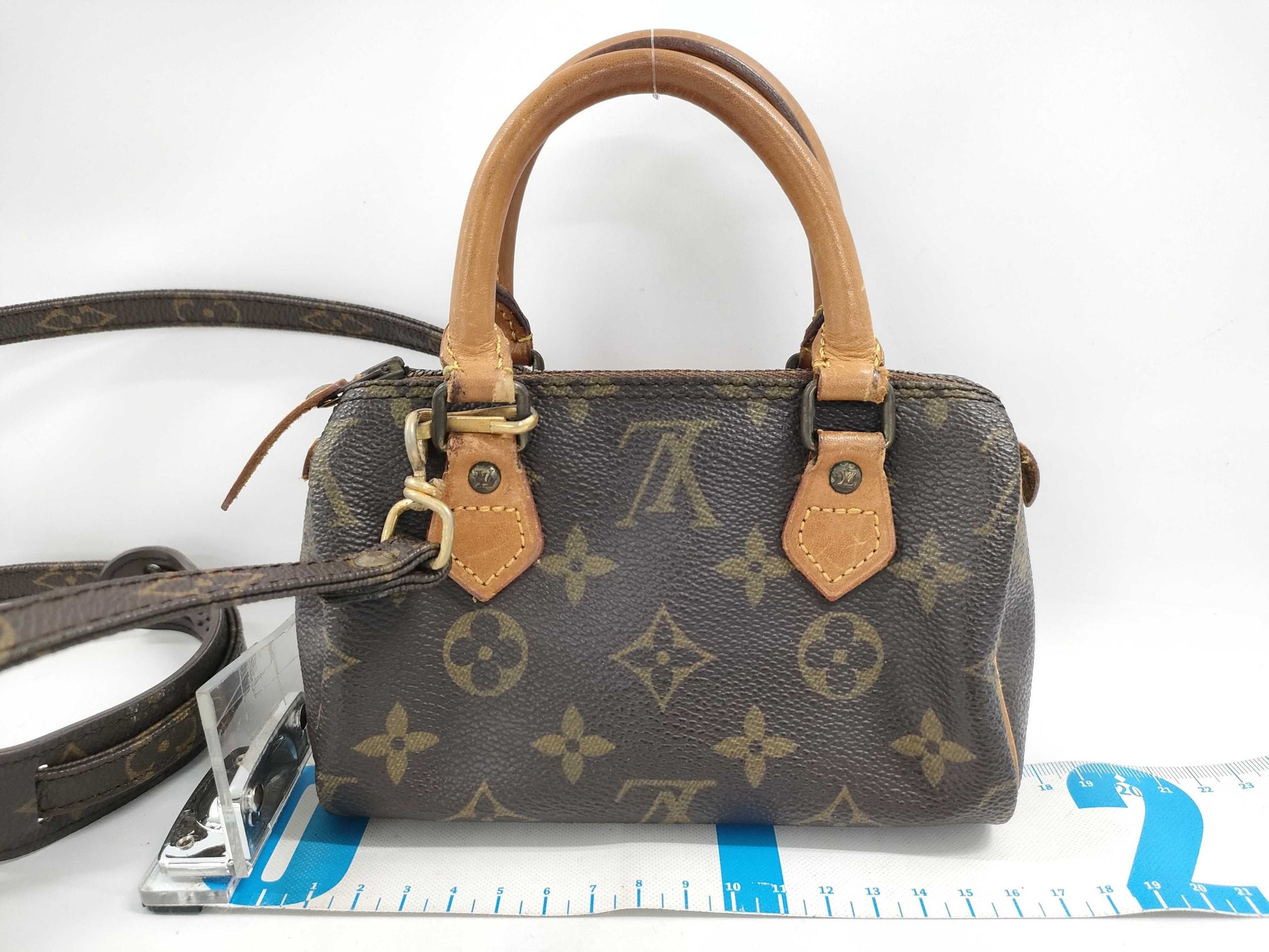 LOUIS VUITTON Mini Speedy Bandouliere Shoulder Bag