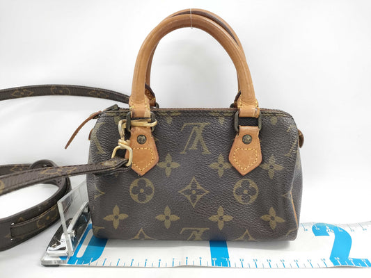 LOUIS VUITTON Mini Speedy Bandouliere Shoulder Bag