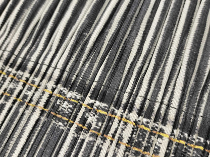 ISSEY MIYAKE Pleats Please Hickory Denim Print Skirt