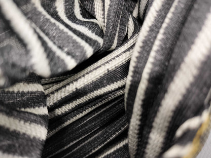 ISSEY MIYAKE Pleats Please Hickory Denim Print Skirt