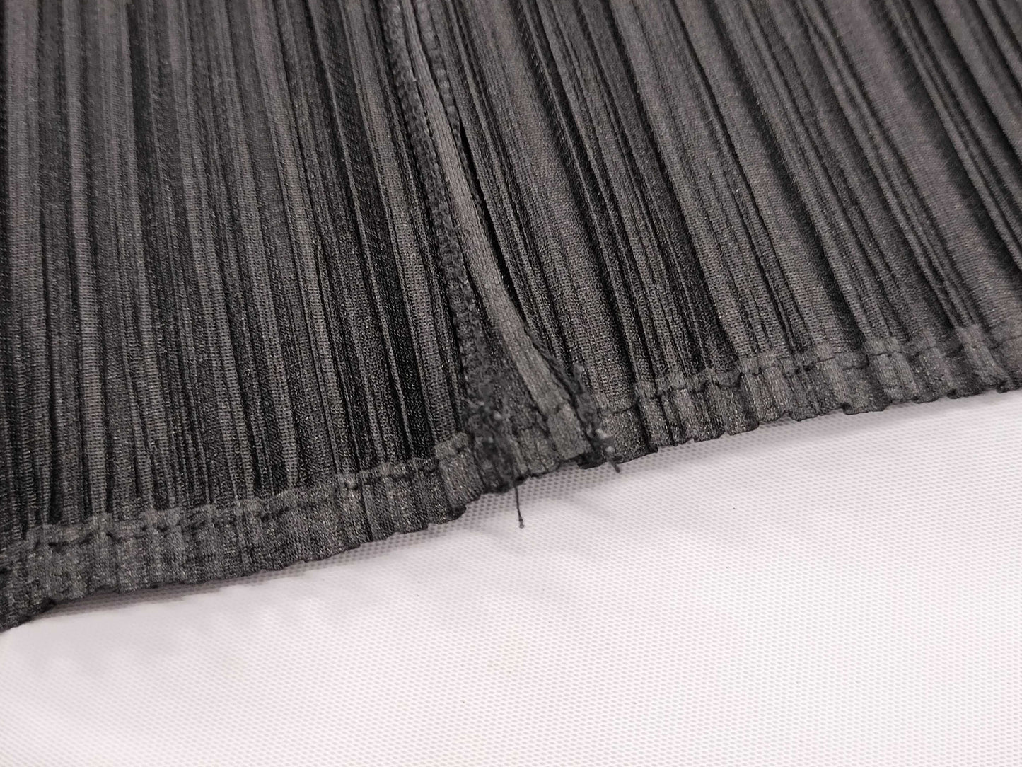 ISSEY MIYAKE Pleats Please Short Sleeve Shirt Black Shirt