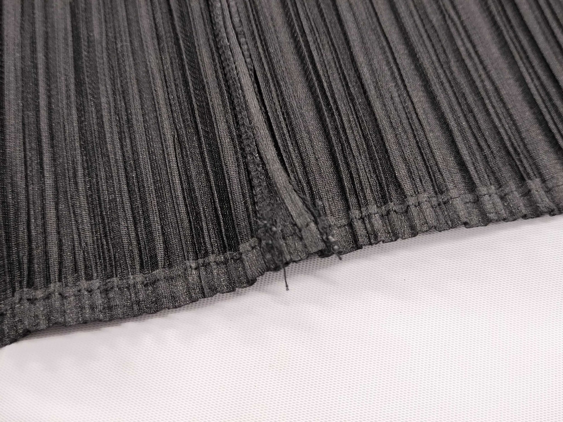 ISSEY MIYAKE Pleats Please Short Sleeve Shirt Black Shirt