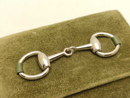 GUCCI Horsebit Key Case/Suede Key Case/Key Holder
