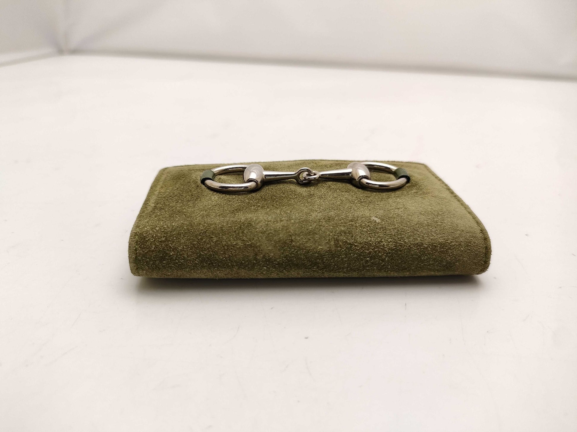 GUCCI Horsebit Key Case/Suede Key Case/Key Holder