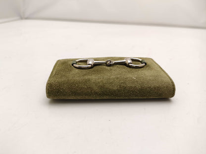 GUCCI Horsebit Key Case/Suede Key Case/Key Holder