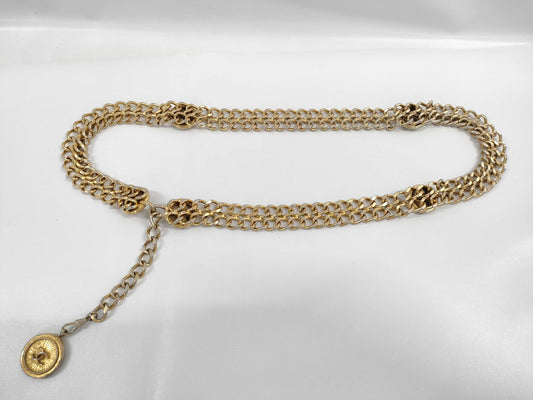 CHANEL Chain Belt Medallion Belt
