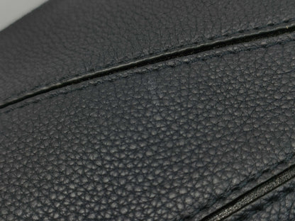 LOEWE Puzzle Edge Small Soft Grain Calfskin Navy Handbag
