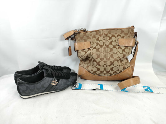 COACH Signature Shoulder Bag 3574, Sneakers and Shoulder Bag Set