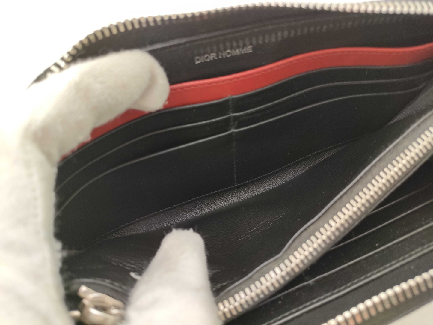 Dior round long wallet