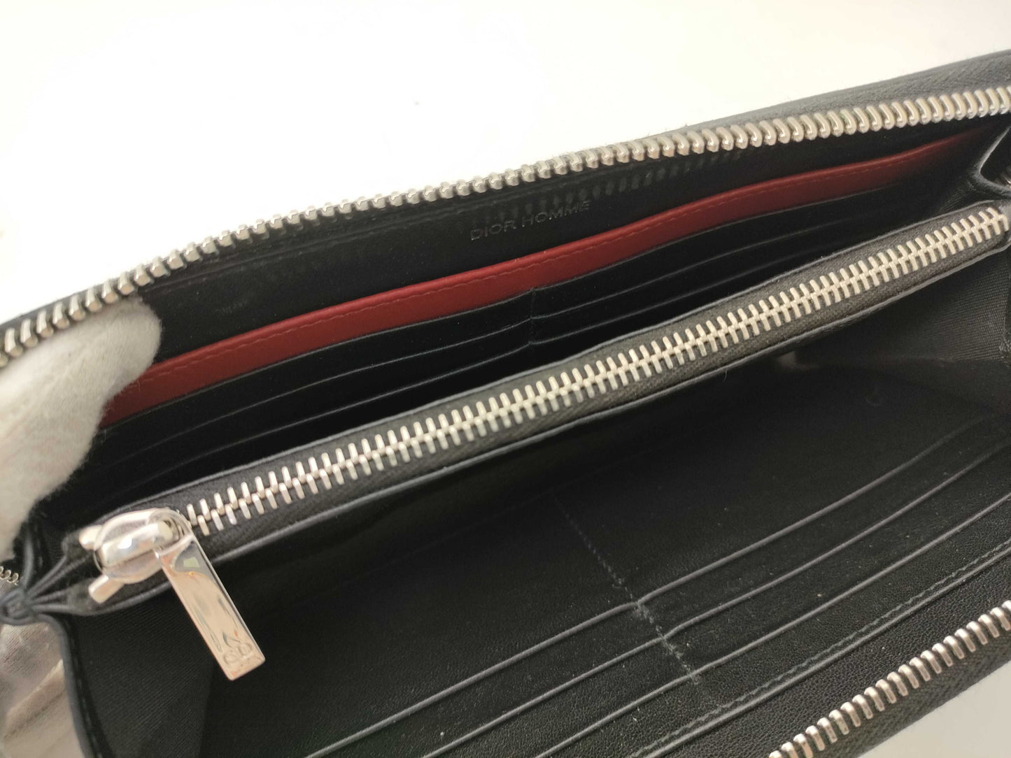 Dior round long wallet