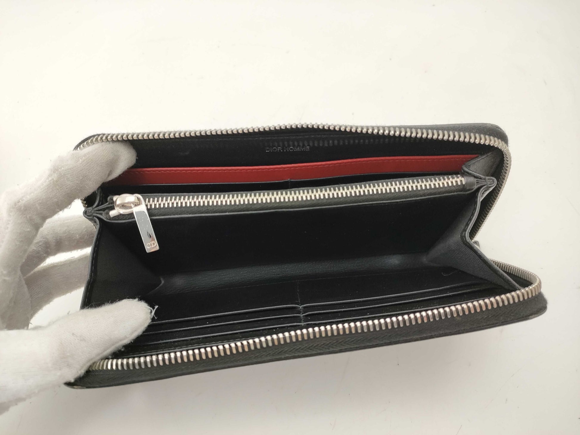 Dior round long wallet