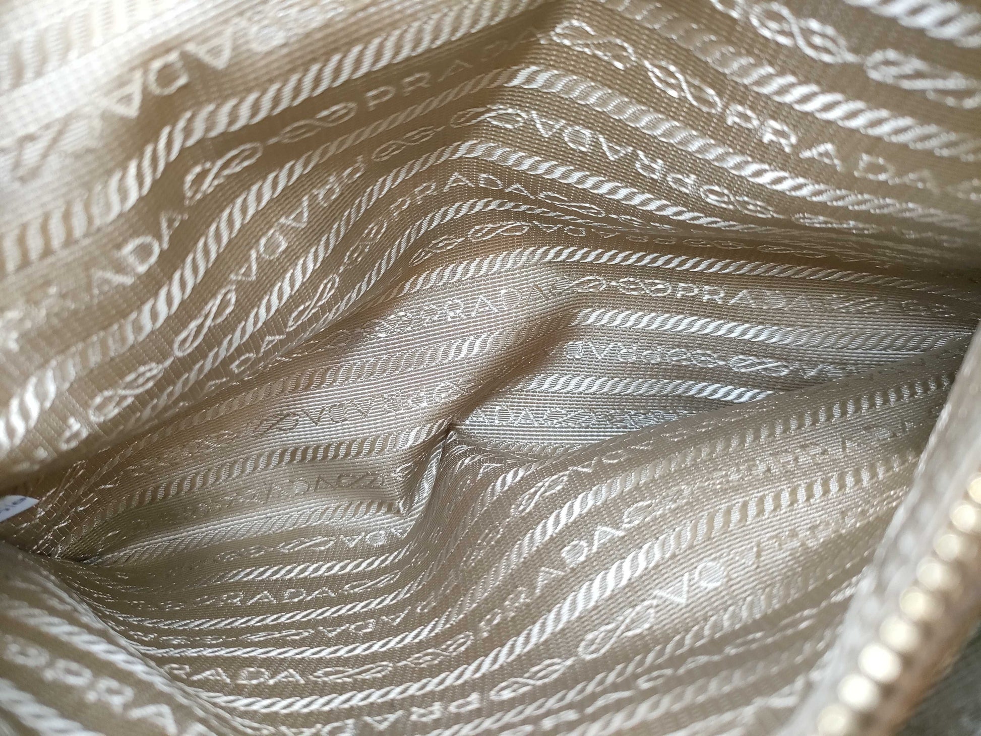 PRADA Raffia Tote Triangle Logo Handbag