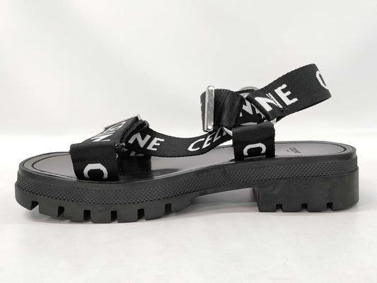 CELINE logo size: 37 sandals