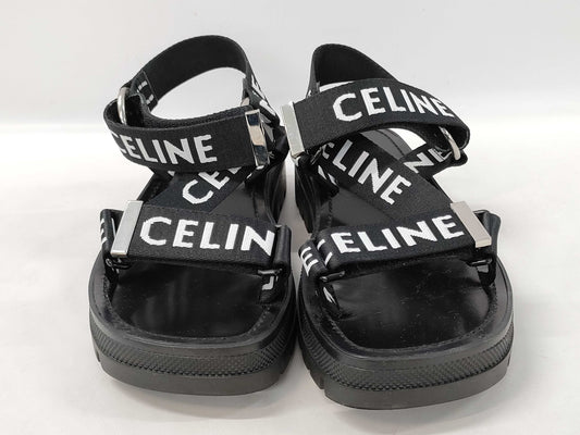CELINE logo size: 37 sandals