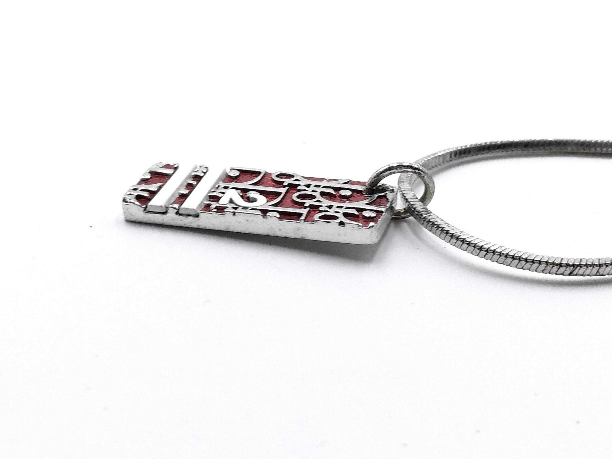 Dior Plate Logo Necklace Necklace