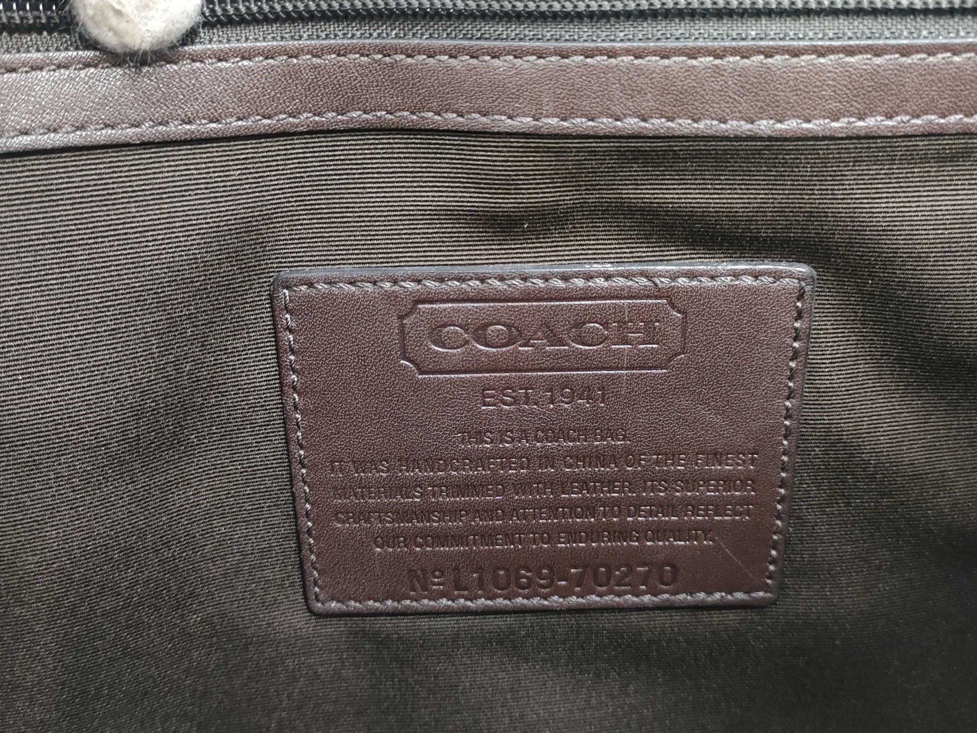 COACH Op Art Shoulder Bag