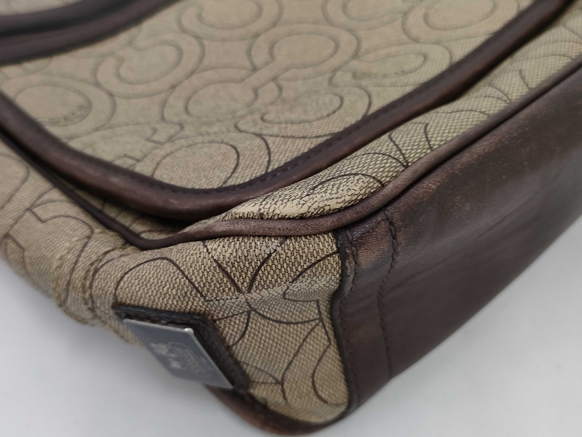 COACH Op Art Shoulder Bag