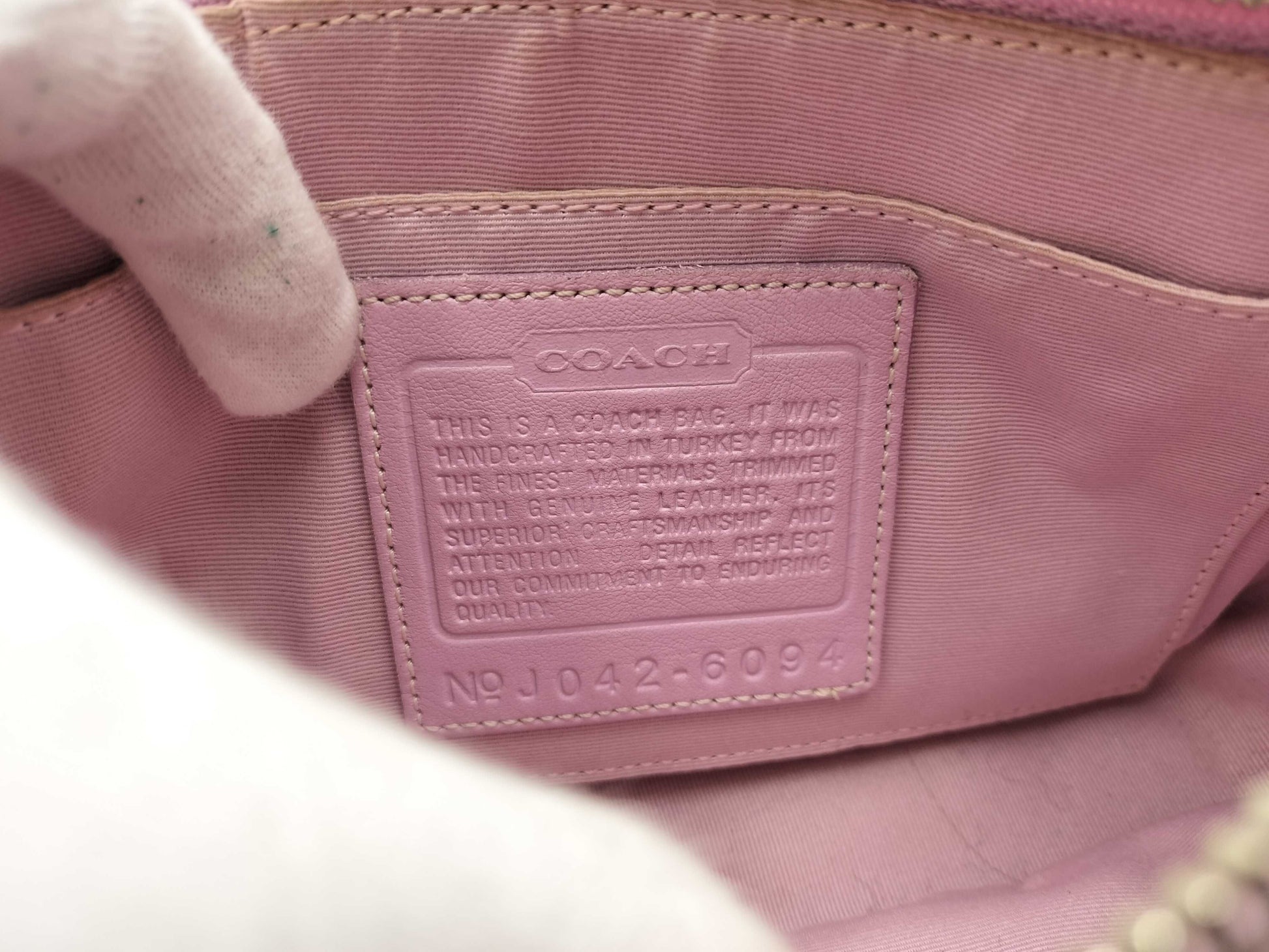COACH Signature 6094 One-Shoulder Bag Handbag