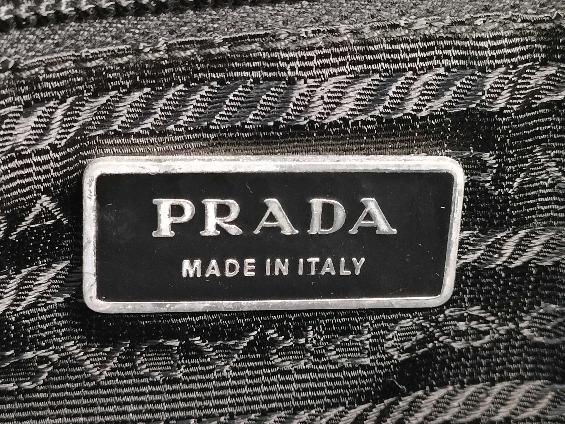 PRADA nylon shoulder bag