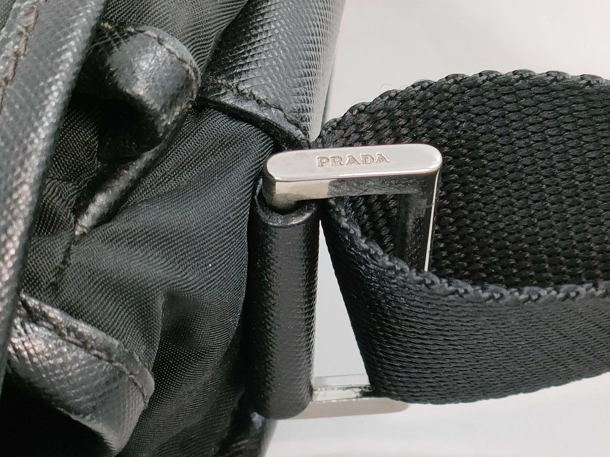 PRADA nylon shoulder bag