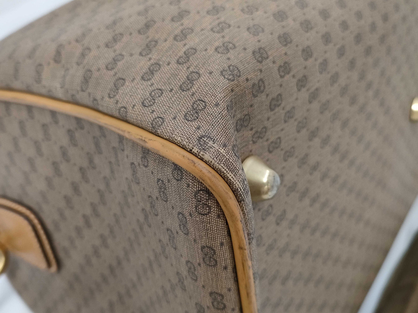 GUCCI Old Gucci GG/Boston/PVC/012・58・0194 Boston Bag Boston Bag