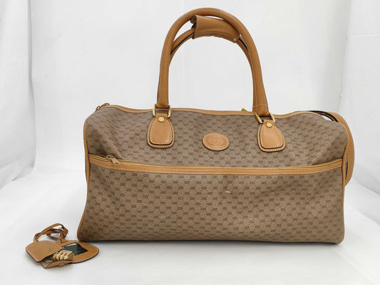 GUCCI Old Gucci GG/Boston/PVC/012・58・0194 Boston Bag Boston Bag