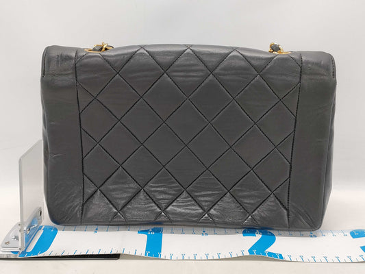 CHANEL Diana Lambskin Single Flap/Chain Shoulder Bag