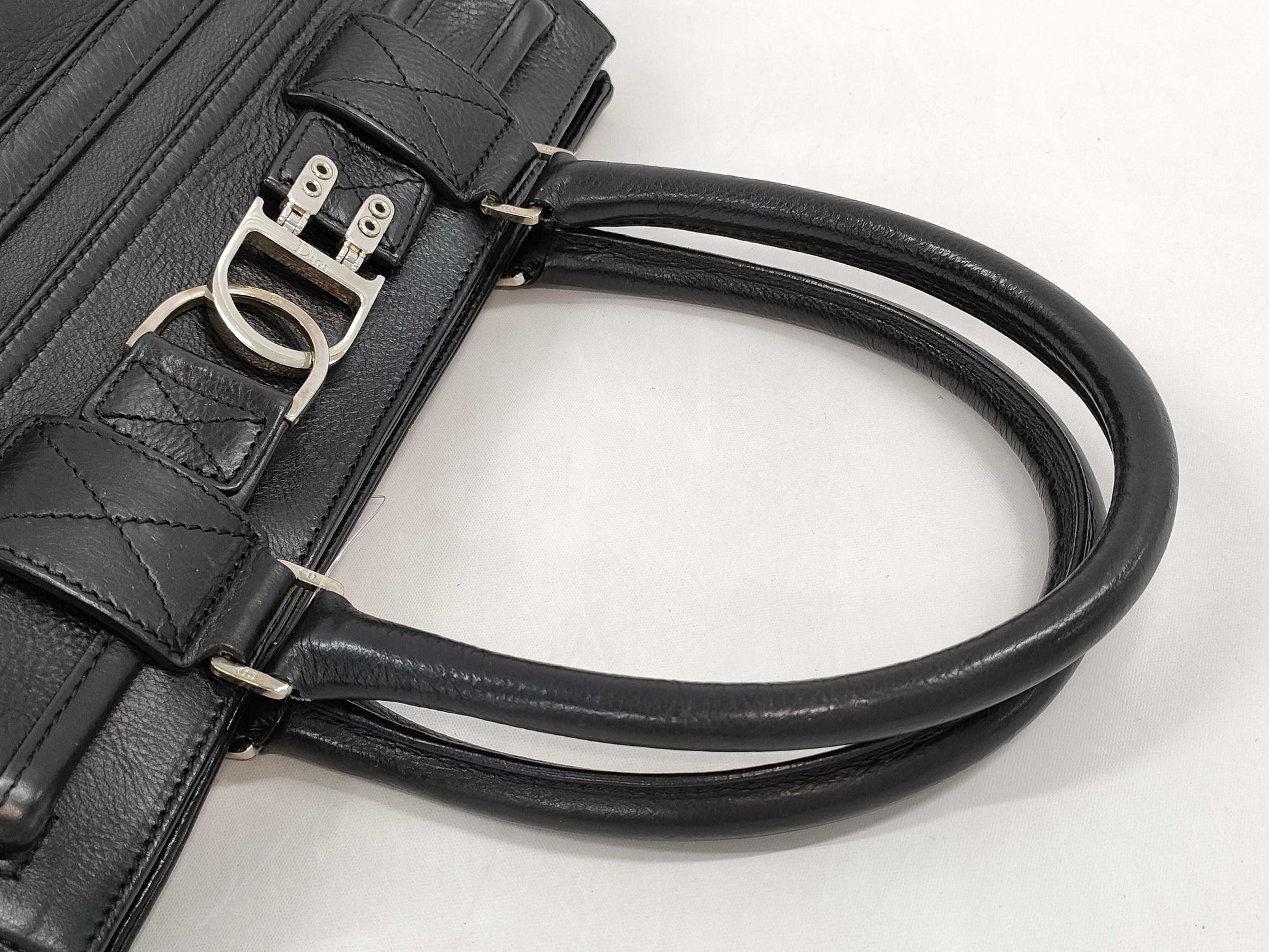 Dior Leather Tote Handbag