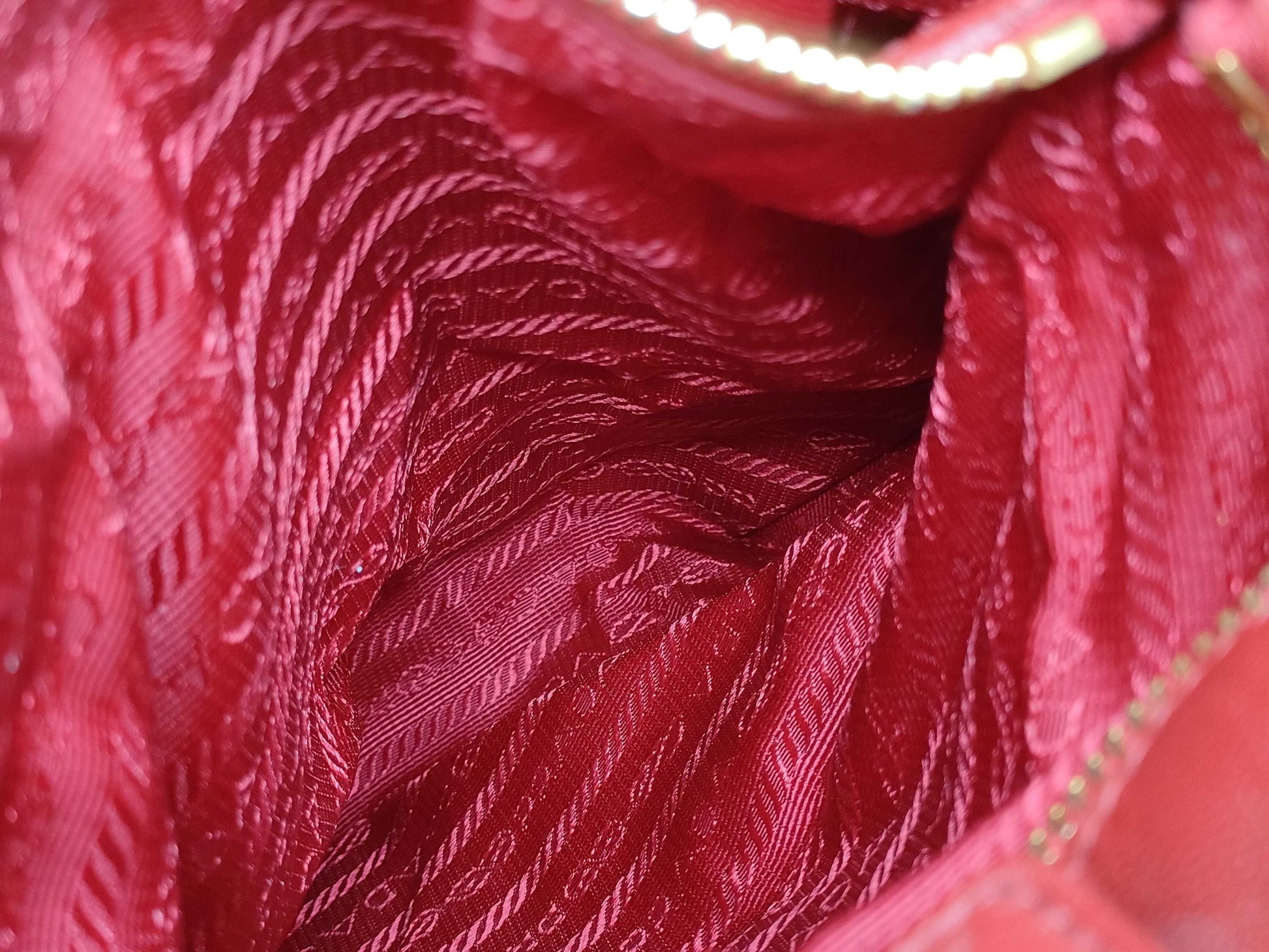 PRADA Patent Leather Ribbon 2-Way Tote Bag