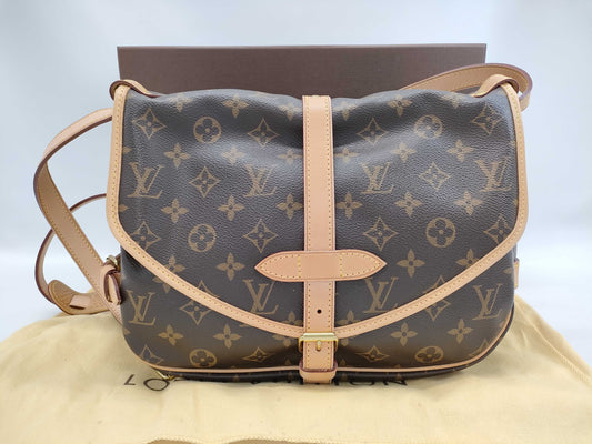 LOUIS VUITTON Monogram Saumur 30 Shoulder Bag