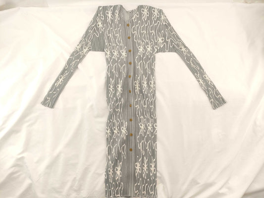 ISSEY MIYAKE Pleats Please Long Cardigan
