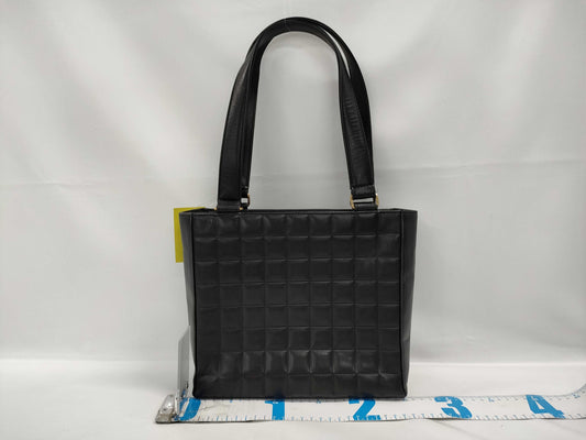 CHANEL Chocobar Lambskin Tote Handbag